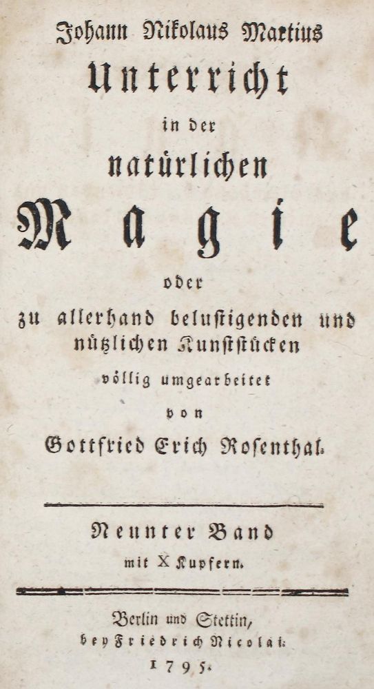 Große Abbildung Nr.1: 126-697 Martius,J.N.: (Grenzwissenschaften und Okkultismus)