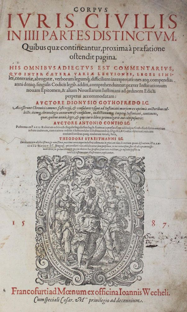 Große Abbildung Nr.1: 126-720 Godefroy,D.: (Juridica und Kriminologie)