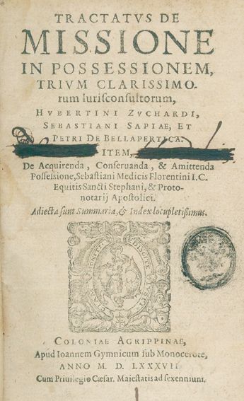 Große Abbildung Nr.1: 126-735 Zuccardi,U.: (Juridica)