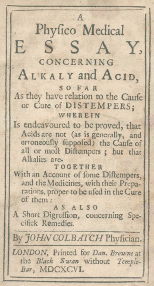 Große Abbildung Nr.1: 126-75 Colbatch,J.: (Aus der Sammlung Professor Dr.Dr.Johannes Büttner Teil 1)