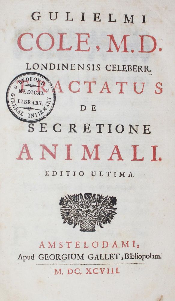 Große Abbildung Nr.1: 126-77 Cole,W.: (Aus der Sammlung Professor Dr.Dr.Johannes Büttner Teil 1)