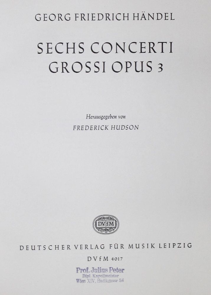 Große Abbildung Nr.1: 126-809 Händel,G.F.: (Musik)