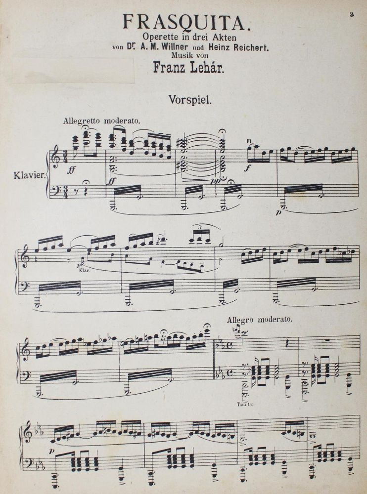 Große Abbildung Nr.2: 126-813 Lehar,F.: (Musik)