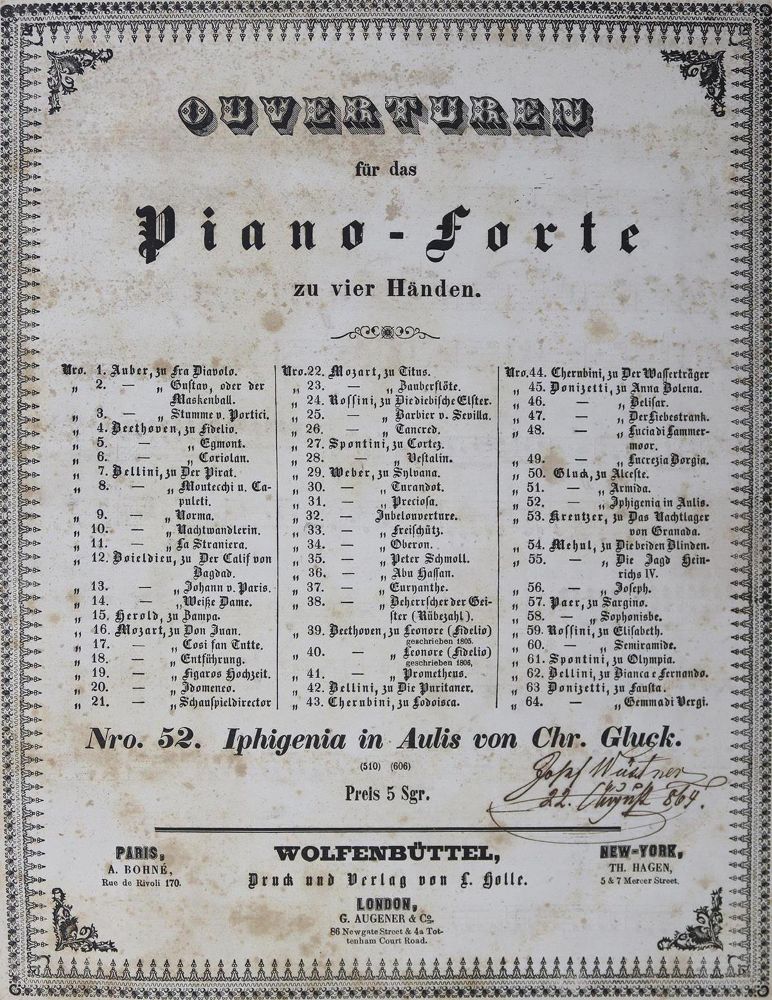 Große Abbildung Nr.1: 126-823 Sammlung: (Musik)