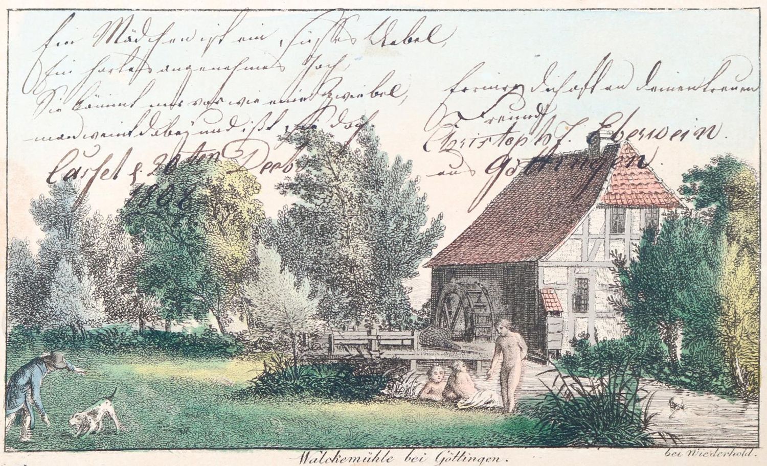 Große Abbildung Nr.1: 126-857 Stammbuchblätter.: (Stammbücher)