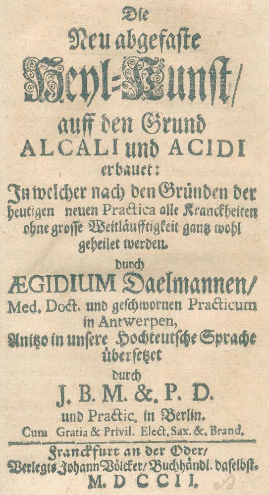Große Abbildung Nr.1: 126-86 Daelmans,A.: (Aus der Sammlung Professor Dr.Dr.Johannes Büttner Teil 1)