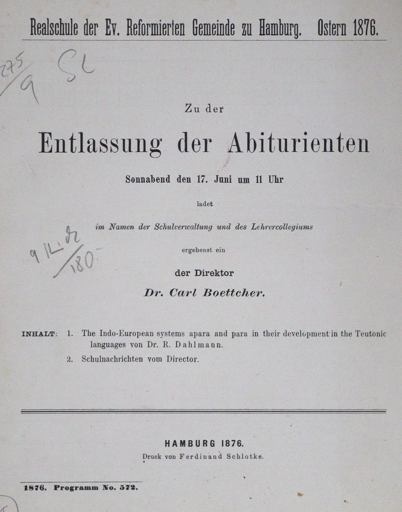 Große Abbildung Nr.1: 126-862 Schulprogramme.: (Studentika und Hochschulen)