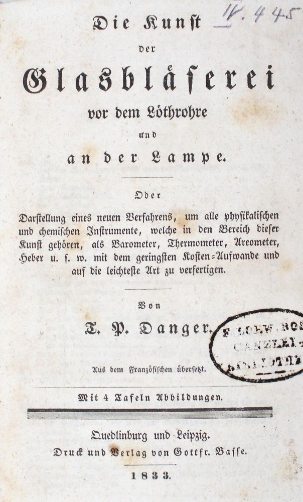 Große Abbildung Nr.1: 126-87 Danger,T.P.: (Aus der Sammlung Professor Dr.Dr.Johannes Büttner Teil 1)