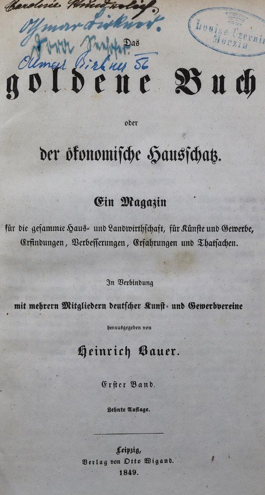 Große Abbildung Nr.1: 126-888 Bauer,H. (Hrsg.).: (Küche und Haushalt, Haushalt)