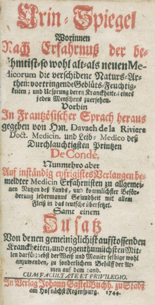 Große Abbildung Nr.1: 126-89 Davach de la Rivière,(J.).: (Aus der Sammlung Professor Dr.Dr.Johannes Büttner Teil 1)
