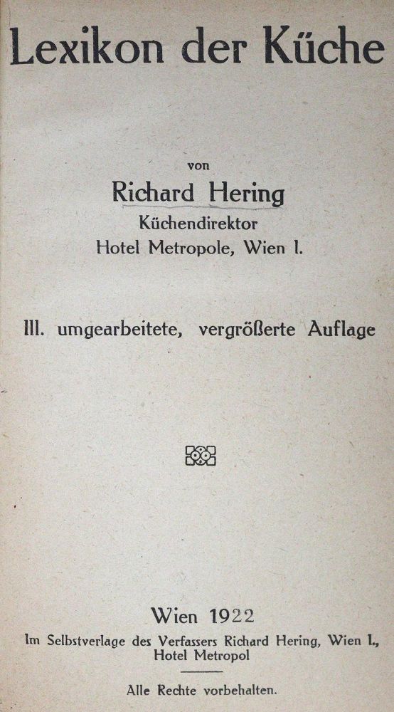 Große Abbildung Nr.1: 126-890 Burnet,M.: (Küche und Haushalt, Haushalt)