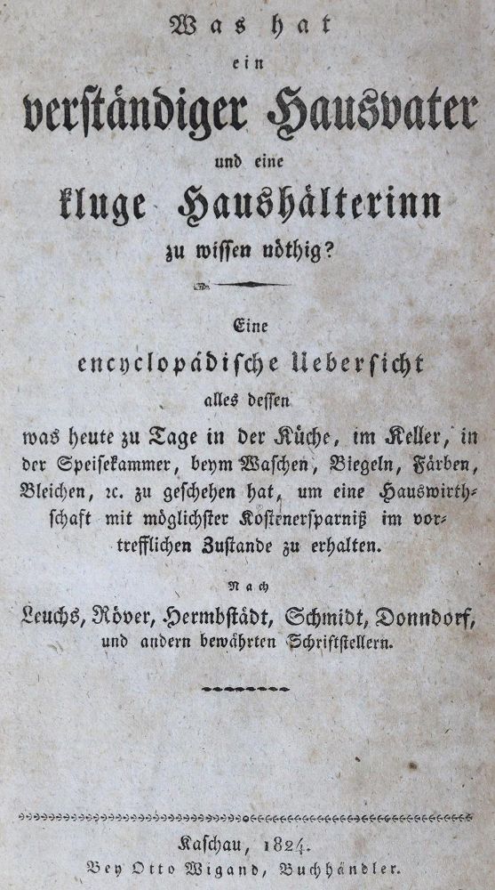Große Abbildung Nr.3: 126-890 Burnet,M.: (Küche und Haushalt, Haushalt)