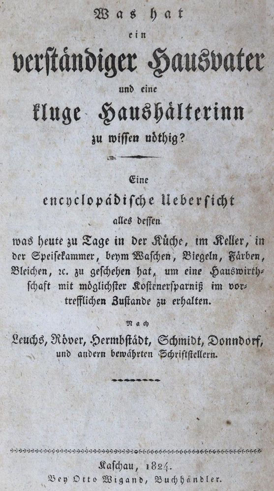 Große Abbildung Nr.2: 126-891 Was hat ein verständiger: (Küche und Haushalt, Haushalt)