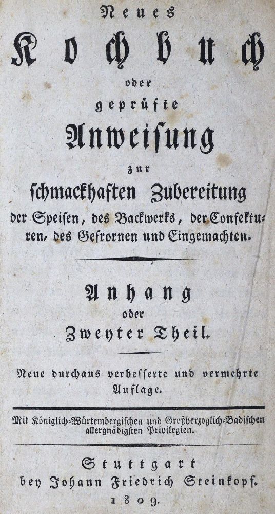 Große Abbildung Nr.1: 126-916 (Löffler,F.L.).: (Küche und Haushalt, Kochbücher)