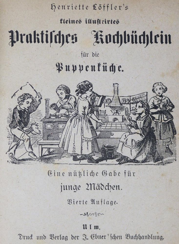 Große Abbildung Nr.1: 126-923 Löffler,H.: (Küche und Haushalt, Kochbücher, Puppenkochbücher)