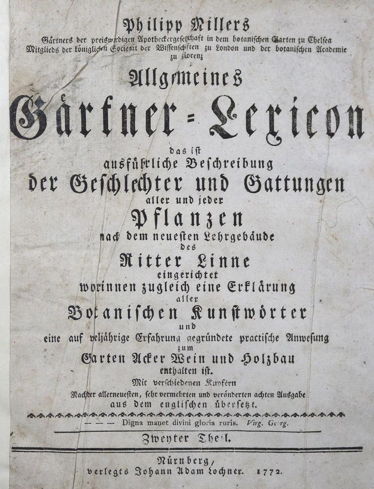 Große Abbildung Nr.3: 126-934 Miller,P.: (Land- und Forstwirtschaft, Garten)