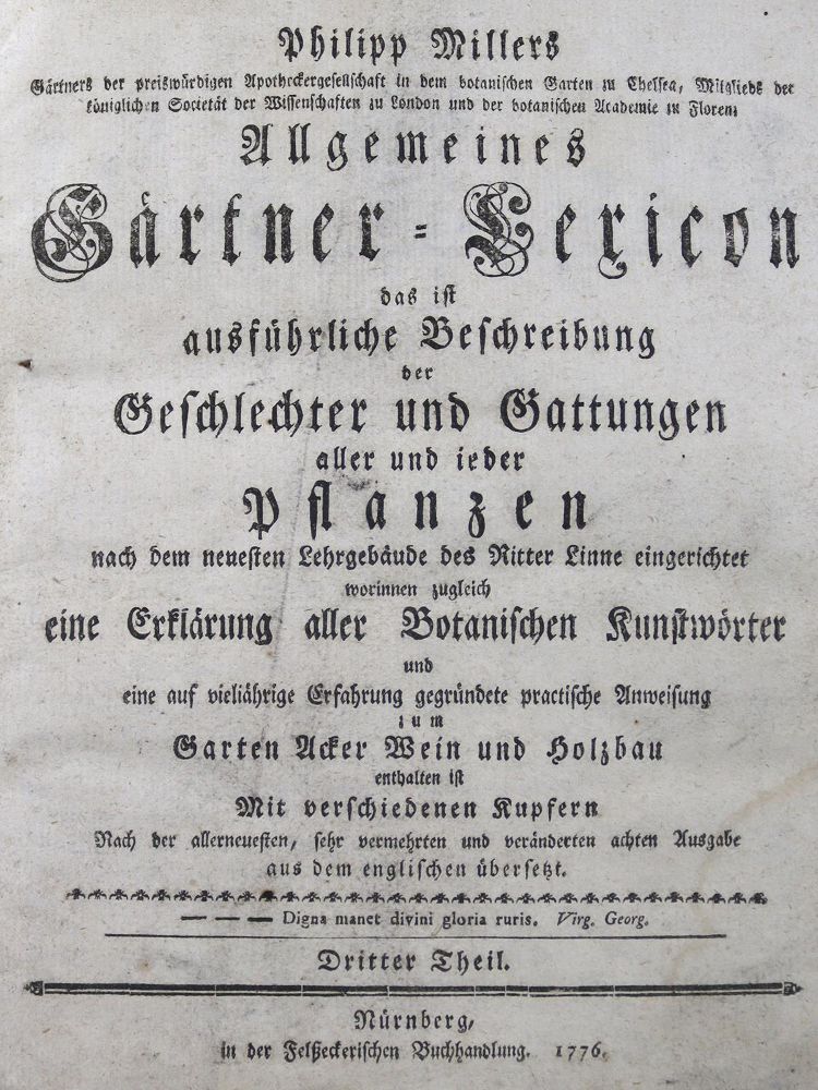 Große Abbildung Nr.4: 126-934 Miller,P.: (Land- und Forstwirtschaft, Garten)