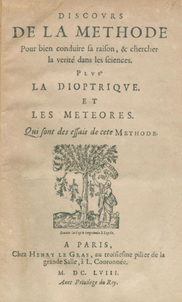 Große Abbildung Nr.1: 126-94 Descartes,R.: (Aus der Sammlung Professor Dr.Dr.Johannes Büttner Teil 1)