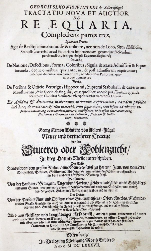 Große Abbildung Nr.3: 126-940 Winter (v.Adlersflügel),G.S.: (Land- und Forstwirtschaft, Tierhaltung, Pferde)