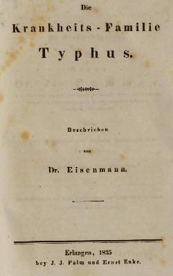 Bild Nr.1: 126-100 Eisenmann,(G.e.).: (Aus der Sammlung Professor Dr.Dr.Johannes Büttner Teil 1)
