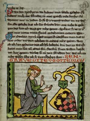 Bild Nr.1: 126-1052 Weingartner Liederhandschrift, Die.: (Faksimile)
