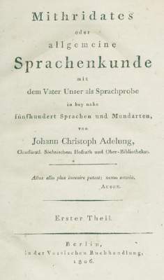 Bild Nr.1: 126-1066 Adelung,J.C. u. J.S.Vater.: (Lexika - Wörterbücher - Sprachwissenschaften)