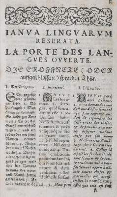 Bild Nr.1: 126-1073 (Comenius,J.A.: (Lexika - Wörterbücher - Sprachwissenschaften)