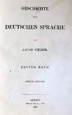 Bild Nr.1: 126-1080 Grimm,J.: (Lexika - Wörterbücher - Sprachwissenschaften)