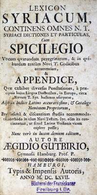 Bild Nr.1: 126-1081 Gutbier,A.: (Lexika - Wörterbücher - Sprachwissenschaften)