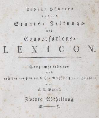 Bild Nr.1: 126-1082 Hübner,J.: (Lexika - Wörterbücher - Sprachwissenschaften)