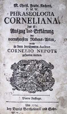 Bild Nr.1: 126-1088 Nepos,C.: (Lexika - Wörterbücher - Sprachwissenschaften)