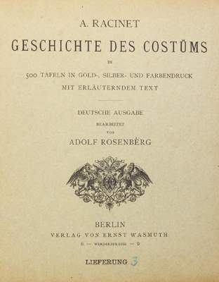 Bild Nr.1: 126-1134 Racinet,A.: (Mode und Trachten)