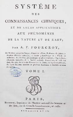 Bild Nr.1: 126-114 Fourcroy,A.F.: (Aus der Sammlung Professor Dr.Dr.Johannes Büttner Teil 1)