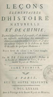 Bild Nr.1: 126-115 Fourcroy,(A.F.de).: (Aus der Sammlung Professor Dr.Dr.Johannes Büttner Teil 1)