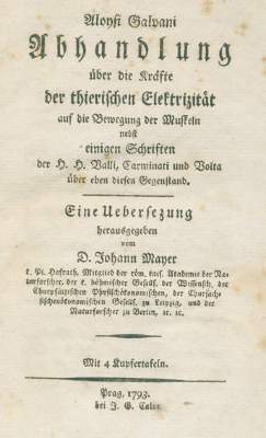 Bild Nr.1: 126-117 Galvani,A.: (Aus der Sammlung Professor Dr.Dr.Johannes Büttner Teil 1)