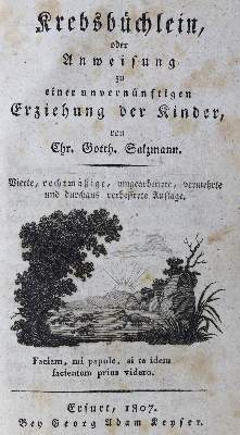 Bild Nr.1: 126-1175 Salzmann,C.G.: (Pädagogik)