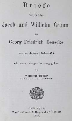 Bild Nr.1: 126-1255 Grimm,J. u. W.Grimm.: (Literatur und illustrierte Bücher bis 19.Jahrhundert)