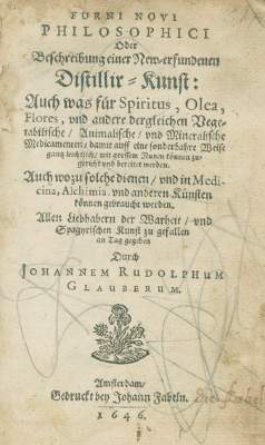 Bild Nr.1: 126-128 Glauber,J.R.: (Aus der Sammlung Professor Dr.Dr.Johannes Büttner Teil 1)