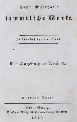 Bild Nr.1: 126-1300 Marryat,(F.).: (Literatur und illustrierte Bücher bis 19.Jahrhundert)