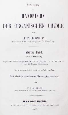 Bild Nr.1: 126-131 Gmelin,L.: (Aus der Sammlung Professor Dr.Dr.Johannes Büttner Teil 1)