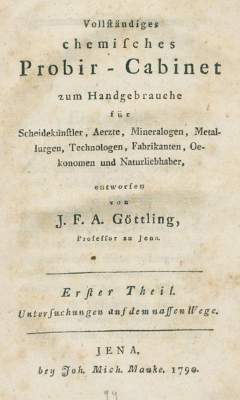 Bild Nr.1: 126-133 Göttling,J.F.A.: (Aus der Sammlung Professor Dr.Dr.Johannes Büttner Teil 1)