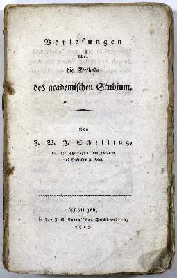Bild Nr.1: 126-1334 Schelling,F.W.J.: (Literatur und illustrierte Bücher bis 19.Jahrhundert)