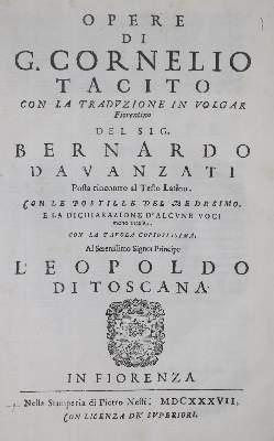 Bild Nr.1: 126-1349 Tacitus,C.C.: (Literatur und illustrierte Bücher bis 19.Jahrhundert)