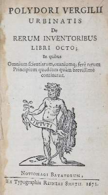 Bild Nr.1: 126-1361 Vergilius Polydorus.: (Literatur und illustrierte Bücher bis 19.Jahrhundert)
