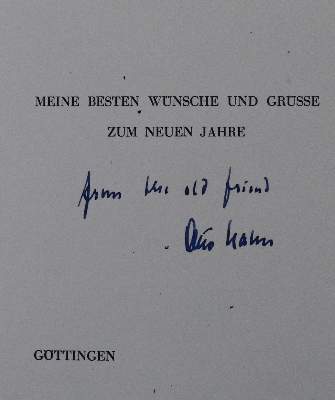 Bild Nr.2: 126-143 Hahn,O.: (Aus der Sammlung Professor Dr.Dr.Johannes Büttner Teil 1)