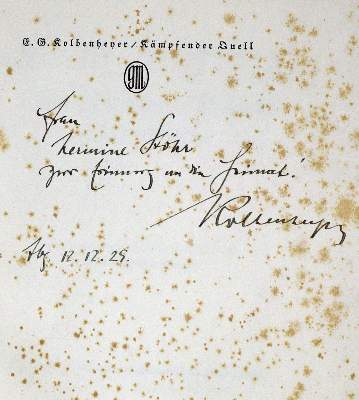 Bild Nr.3: 126-1462 Kolbenheyer,E.G.: (Literatur und illustrierte Bücher 20.Jahrhundert - Alte Literatur in modernen Ausgaben)