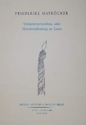 Bild Nr.1: 126-1474 Mayröcker,F.: (Literatur und illustrierte Bücher 20.Jahrhundert - Alte Literatur in modernen Ausgaben)