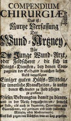Bild Nr.1: 126-1563 Compendium chirurgiae,: (Medizin)