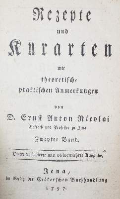 Bild Nr.1: 126-1577 Nicolai,E.A.: (Medizin)
