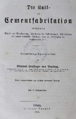 Bild Nr.1: 126-1621 Heusinger von Waldegg,E.: (Verschiedene Gebiete - Varia, Bauwesen)